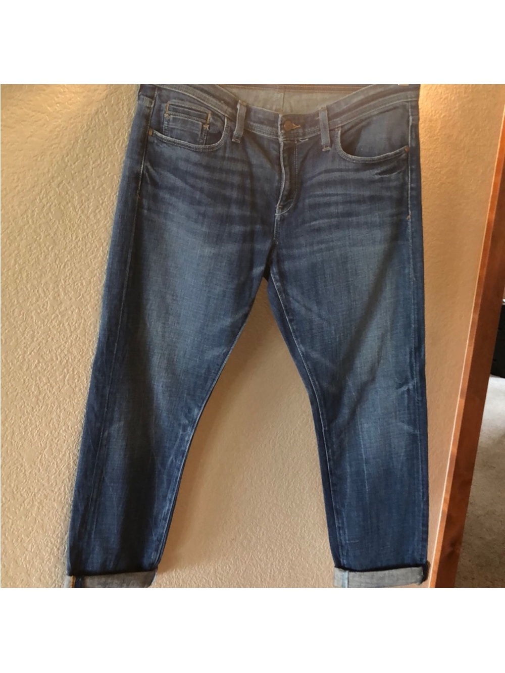 Pilcro and the Letterpress Women's Boyfriend Jeans - Faded Blue Wash - Picture 5 of 5